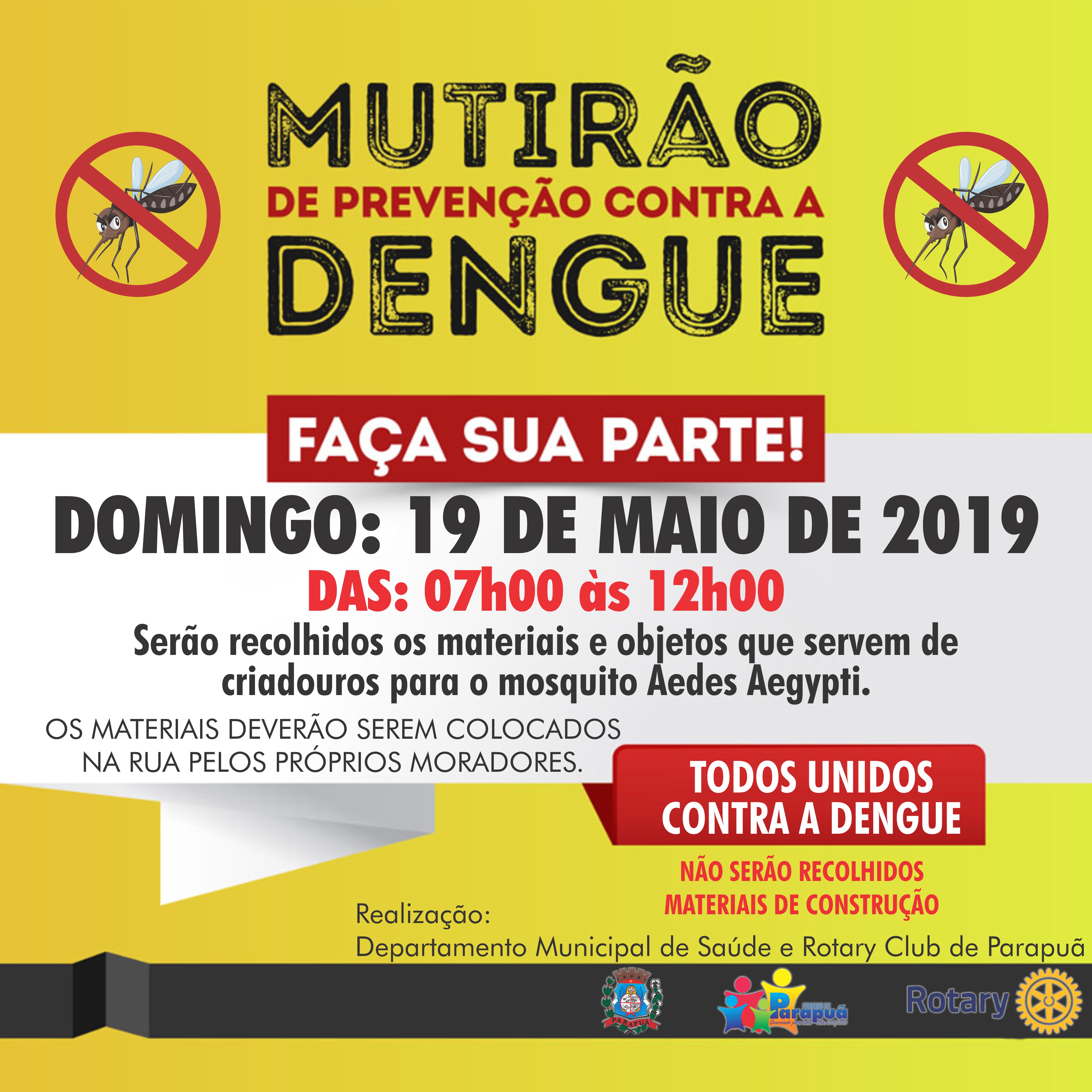 Prefeitura de Colniza realiza mutirão de limpeza e combate à Dengue
